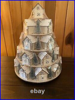 HOBBY LOBBY 5 TIER WOOD CHRISTMAS TREE ADVENT CALENDAR 2024 (LED Lights) TikTok