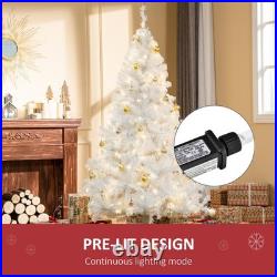 HOMCOM 6' Tall Prelit Christmas Tree Douglas Fir Artificial Christmas Tree HOMCOM 6' Tall Prelit Christmas Tree Douglas Fir Artificial Christmas Tree