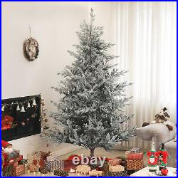 HOMCOM 7.5ft Artificial Nordic Pine Christmas Tree with Snow, Easy Assembly HOMCOM 7.5ft Artificial Nordic Pine Christmas Tree with Snow, Easy Assembly
