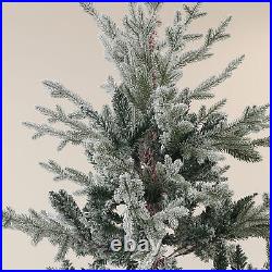 HOMCOM 7.5ft Artificial Nordic Pine Christmas Tree with Snow, Easy Assembly HOMCOM 7.5ft Artificial Nordic Pine Christmas Tree with Snow, Easy Assembly