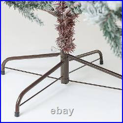 HOMCOM 7.5ft Artificial Nordic Pine Christmas Tree with Snow, Easy Assembly HOMCOM 7.5ft Artificial Nordic Pine Christmas Tree with Snow, Easy Assembly