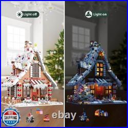 Hahaspil Christmas Gingerbread House Ornaments Building Set Toys, ? With Led L Hahaspil Christmas Gingerbread House Ornaments Building Set Toys, ? With Led L