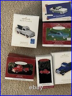 Hallmark Christmas Ornament Pickup Truck Collection Collector's Series Classic