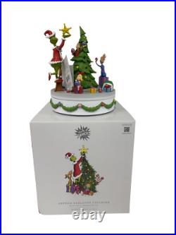 Hallmark Grinch Tabletop Figurine Musical Figurine Sound Motion Christmas Tree