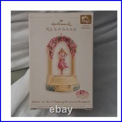 Hallmark Keepsake Barbie Princesses Ornament 2006 Sound Windup Motion Battery