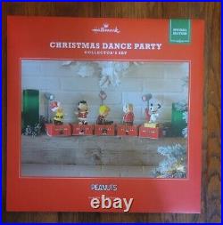 Hallmark Peanuts Dance Party Charlie Brown Christmas Collector's Set