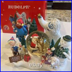 Hallmark Snow Globe XKT1445 Rudolph Red-Nosed Reindeer 50th Anniversary with Box