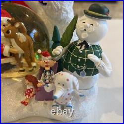 Hallmark Snow Globe XKT1445 Rudolph Red-Nosed Reindeer 50th Anniversary with Box