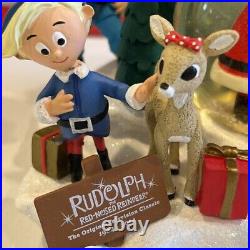 Hallmark Snow Globe XKT1445 Rudolph Red-Nosed Reindeer 50th Anniversary with Box