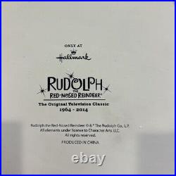 Hallmark Snow Globe XKT1445 Rudolph Red-Nosed Reindeer 50th Anniversary with Box