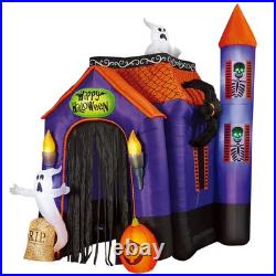 Halloween Airblown 12 ft Spooky Haunted House Archway Tunnel Inflatable NIB