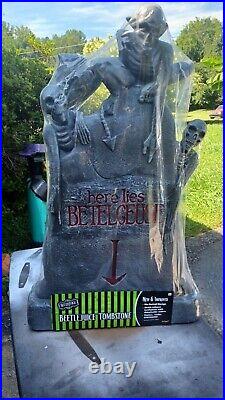 Halloween Beetlejuice Light Up Tombstone Graveyard In Hand Sealed Spirit Excl