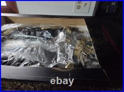 Halloween Christian Siriano Gothic Black & Gold Snakes Eye Ornate Mirror
