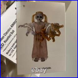 Halloween Classics Animated Scary LED Creepy Haunted Doll 3ft Home Accents Depot