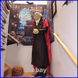 Halloween Count Dracula life size prop 6ft tall