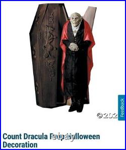 Halloween Count Dracula life size prop 6ft tall