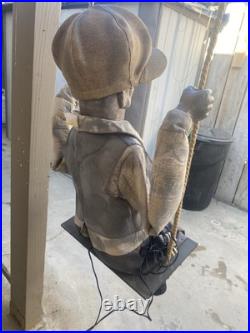 Halloween Express Animated Swinging Skeletal Boy Halloween Decoration Size 62