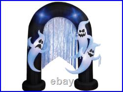 Halloween Ghost Inflatable Archway with Black Light Yard Decor Outdoor Blow Up