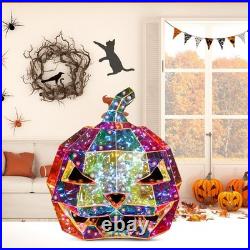 Halloween Ornament Lamp Prismatic Iridescent Pumpkin Prismatic LED Pumpkin Light Halloween Ornament Lamp Prismatic Iridescent Pumpkin Prismatic LED Pumpkin Light