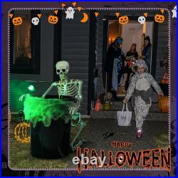 Halloween Puking Skeleton Vomiting Decoration Lawn Outdoor