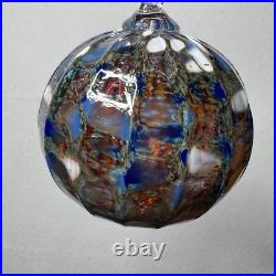 Hand Blown Glass Ornaments Set of 4 Decorative Holiday Tree Ornaments