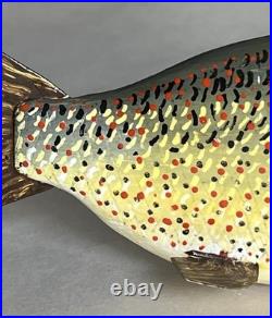 Hand Painted Wooden Fishing Lure 6. Signed Rudy Zweig