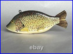 Hand Painted Wooden Fishing Lure 6. Signed Rudy Zweig