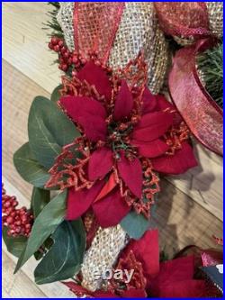 Handcrafted Decorative Pre-lit Festive Christmas Garland-28 feet long
