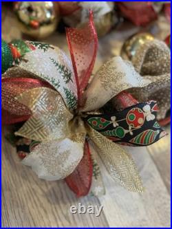 Handcrafted Decorative Pre-lit Festive Christmas Garland-28 feet long