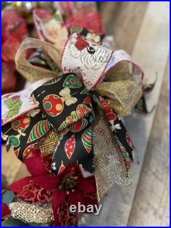 Handcrafted Decorative Pre-lit Festive Christmas Garland-28 feet long