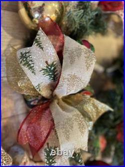 Handcrafted Decorative Pre-lit Festive Christmas Garland-28 feet long