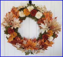Handcrafted Fall and Autumn Wreath Outdoor and Indoor Forest Walk Collection