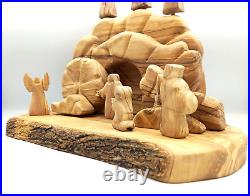 Handcrafted Olive Wood Resurrection Easter Tomb Holy Land Craft Limited Edition