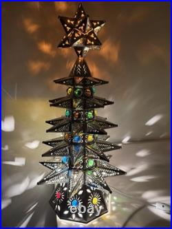 Handmade Metal Christmas Tree Decoration Ornament Holiday Decor