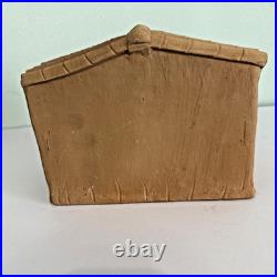 Handmade Terracotta Nativity Scene Christmas Village Figures Angel & Animals