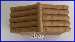 Handmade Terracotta Nativity Scene Christmas Village Figures Angel & Animals