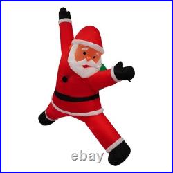 Hanging Christmas Inflatables Wearing Christmas Hat, Blow up Christmas Ornaments