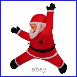 Hanging Christmas Inflatables Wearing Christmas Hat, Blow up Christmas Ornaments