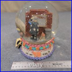 Happy 70th Birthday Signed Emmett Kelly Jr. Snow Globe Musical Clown Baker