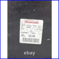 Happy Halloween Wood Sign Black White Script Hanging Holiday Decor