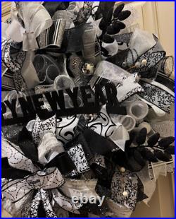 Happy New Year wreath, New Year wreath, New Year door decor, New Year door wreath Happy New Year wreath, New Year wreath, New Year door decor, New Year door wreath