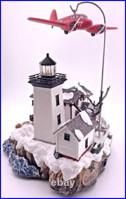 Harbour LIghts #722 HOSPITAL POINT, MA Lighthouse Christmas 2007 LE #110 Lighted