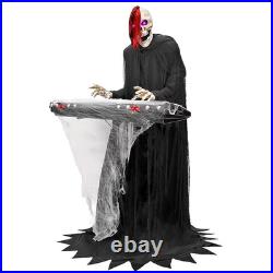 Haunt Party! Bluetooth Animation Skeleton Key Board Player Reaper Halloween Prop