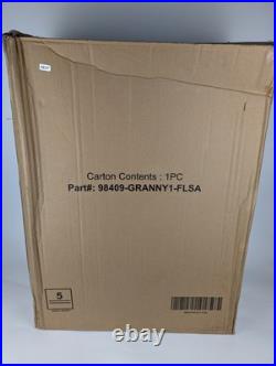 Haunted Hill Farm Life-Size 2.9-Ft Animatronic Gravely Granny Tekky Halloween