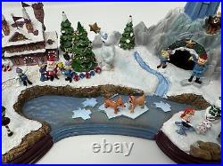 Hawthorn Village Rudolphs Christmas Cove Light Up Red-Nosed Reindeer Sculpture