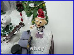 Hawthorn Village Rudolphs Christmas Cove Light Up Red-Nosed Reindeer Sculpture