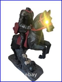Headless Horseman LED Lighted Decor 15.75 Gothic Halloween Tabletop New NWT