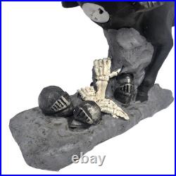 Headless Horseman LED Lighted Decor 15.75 Gothic Halloween Tabletop New NWT