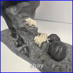 Headless Horseman LED Lighted Decor 15.75 Gothic Halloween Tabletop New NWT
