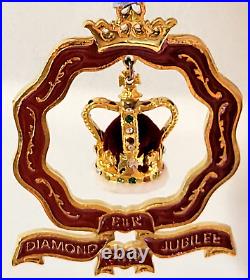 Historic Royal Palaces Diamond Jubilee Christmas Ornament Queen Elizabeth 2012